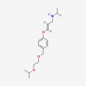 Dehydroxy Bisoprolol structure, CAS 1217245-60-7