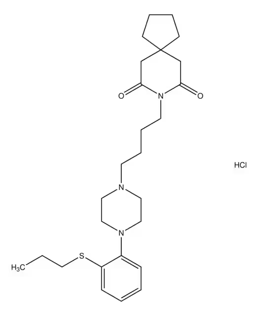 8-Azaspiro[4.5]decane-7,9-dione, 8-[4-[4-(5-chloro-2-pyrimidinyl)-1-piperazinyl]butyl]- structure, CAS 2725354-99-2