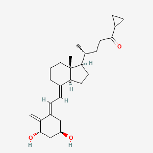(5Z,7E)-9,10-Seco-26,27-cyclo-1α,3β-dihydroxycholesta-5,7,10(19)-trien-24-one structure, CAS 126860-84-2
