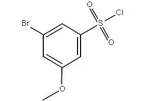 3-Bromo-5-methoxybenzenesulfonyl chloride structure, CAS 1261776-39-9
