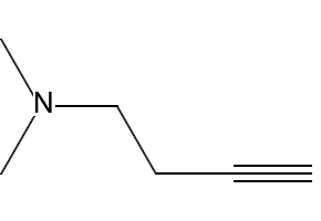 N,N-dimethyl-3-butynylamine structure, CAS 14731-37-4