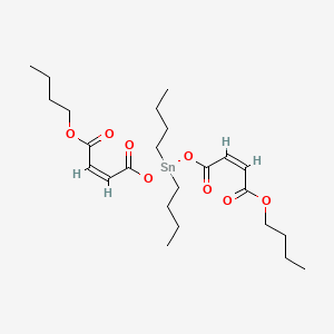 di-n-butyltin monobutyl maleate structure, CAS 66010-36-4