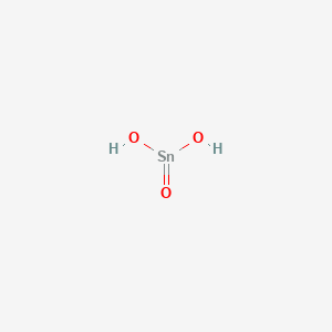 Metastannic acid structure, CAS 13472-47-4