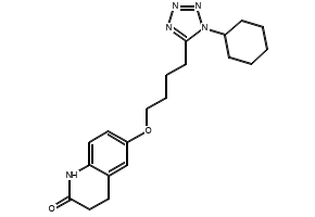 3,4-DIHYDRO-6-[4-[1-(TRANS-4-HYDROXYCYCLOHEXYL)-1H-TETRAZOL-5-YL]BUTOXY]-2(1H)-QUINOLINONE structure, CAS 87153-04-6