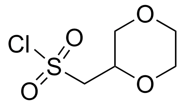 1,4-Dioxan-2-ylmethanesulfonyl chloride structure, CAS 1330756-16-5