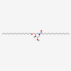 Cetyl-PG hydroxyethyl palmitamide structure, CAS 110483-07-3
