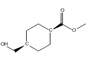METHYL CIS-4-HYDROXYMETHYLCYCLOHEXANE-1-CARBOXYLATE structure, CAS 110928-45-5