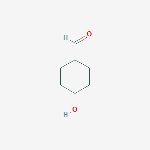 4-Hydroxycyclohexanecarboxaldehyde structure, CAS 578717-91-6