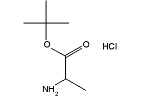 tert-Butyl 2-aminopropanoate hydrochloride structure, CAS 69320-88-3