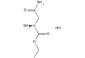 ethyl L-asparaginate monohydrochloride structure, CAS 24184-37-0