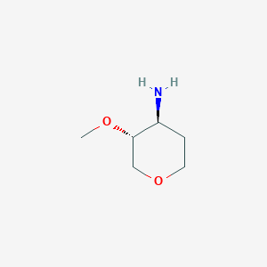 (3R,4S)-4-AMino-3-(Methoxy)tetrahydropyran structure, CAS 1421066-70-7