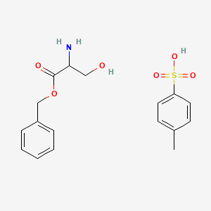 H-DL-SER-OBZL TOS structure, CAS 222739-29-9
