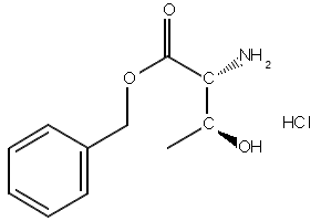 D-Threonine phenylmethyl ester hydrochloride structure, CAS 75748-36-6