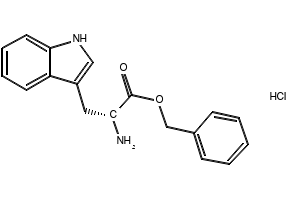 H-D-TRP-OBZL HCL structure, CAS 22839-16-3