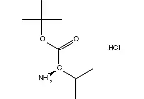 H-D-Val-OtBu.HCl structure, CAS 104944-18-5