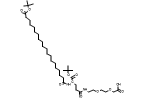 tBuO-C20-Glu(AEEA-AEEA-OSu)-OtBu structure, CAS 1118767-17-1