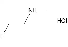 (2-Fluoro-ethyl)-methyl-amine hydrochloride structure, CAS 3832-36-8