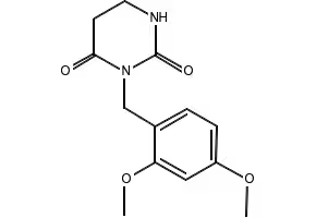 3-(2,4-Dimethoxybenzyl)dihydropyrimidine-2,4(1H,3H)-dione structure, CAS 2490430-37-8