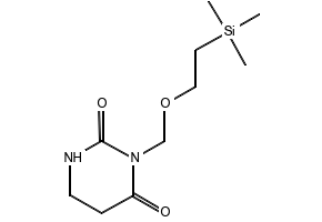 2,4(1H,3H)-Pyrimidinedione, dihydro-3-[[2-(trimethylsilyl)ethoxy]methyl]- structure, CAS 2633726-11-9