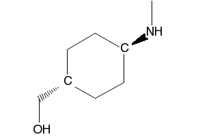[cis-4-(methylamino)cyclohexyl]methanol structure, CAS 2092685-93-1