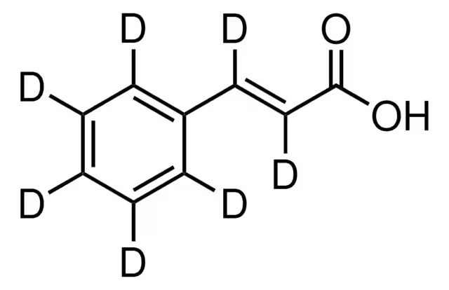 TRANS-CINNAMIC-D7 ACID structure, CAS 308796-47-6