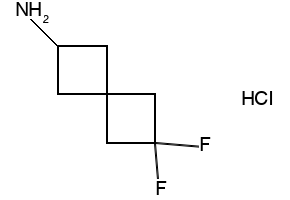 6,6-Difluorospiro[3.3]heptan-2-amine hydrochloride structure, CAS 1423032-71-6