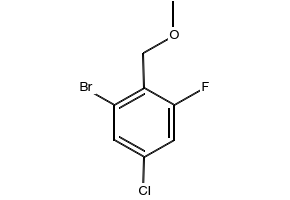 5-Bromo-1-fluoro-3-methyl-2-nitro-benzene structure, CAS 1224629-03-1