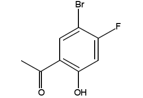 1-(5-Bromo-4-fluoro-2-hydroxyphenyl)ethanone structure, CAS 905454-90-2