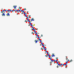 Tesamorelin structure, CAS 218949-48-5