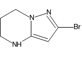 2-bromo-4H,5H,6H,7H-pyrazolo[1,5-a]pyrimidine structure, CAS 1785583-94-9