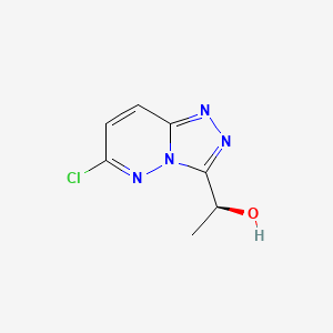 (αS)-6-Chloro-α-methyl-1,2,4-triazolo[4,3-b]pyridazine-3-methanol structure, CAS 1175301-88-8