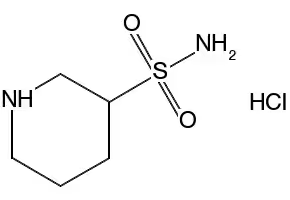 piperidine-3-sulfonamide hydrochloride structure, CAS 1170558-67-4