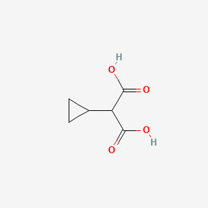 Cyclopropanemalonic acid structure, CAS 5617-88-9