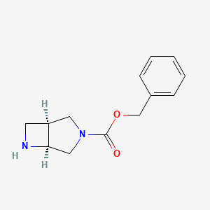 (S,S)-3-CBZ-3,6-DIAZABICYCLO[3.2.0]HEPTANE structure, CAS 370881-43-9