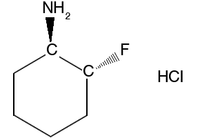 Cyclobutanamine, 2-(trifluoromethyl)-, hydrochloride (1:1), (1R,2R)-rel- structure, CAS 2307778-24-9