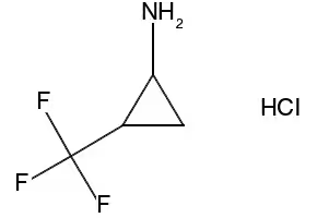 Cyclopropanamine, 2-(trifluoromethyl)- (9CI) structure, CAS 113715-22-3