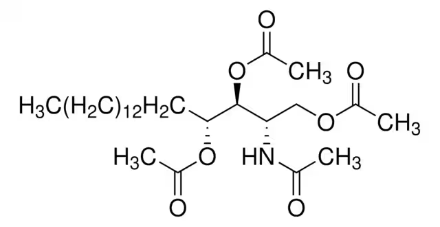 Tetraacetylphytosphingosine structure, CAS 13018-48-9