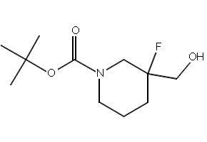 tert-butyl 3-(aMinoMethyl)-3-fluoropiperidine-1-carboxylate structure, CAS 1209781-11-2