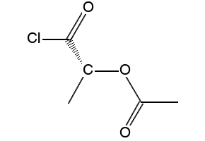 Propanoyl chloride, 2-(acetyloxy)-, (2R)- structure, CAS 53636-19-4