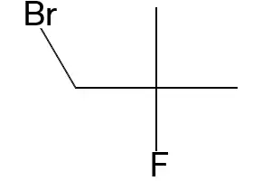 1-BROMO-2-FLUORO-2-METHYLPROPANE structure, CAS 19869-78-4