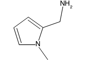 (1-METHYL-1H-PYRROL-2-YL)METHYLAMINE structure, CAS 69807-81-4