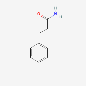 BenzenepropanaMide, 4-Methyl- structure, CAS 74533-76-9