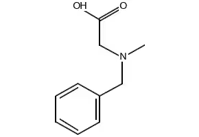 N-benzyl-N-methylglycine structure, CAS 37429-48-4