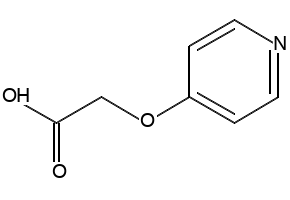 2-(pyridin-4-yloxy)acetic acid structure, CAS 58530-47-5
