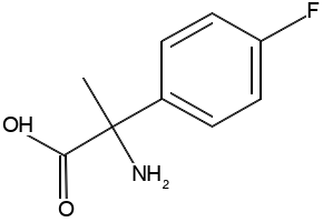2-AMINO-2-(4-FLUORO-PHENYL)-PROPIONIC ACID structure, CAS 312-44-7