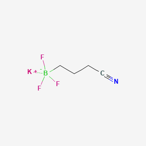 Potassium 3-cyanoethyl borate structure, CAS 1809099-12-4