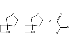 1-Oxa-6-azaspiro[3.4]octane heMioxalate structure, CAS 1408074-51-0
