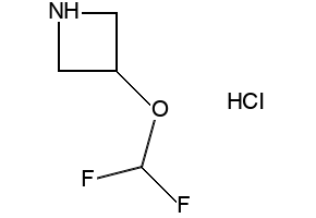 3-(difluoromethoxy)azetidine hydrochloride structure, CAS 1619991-11-5