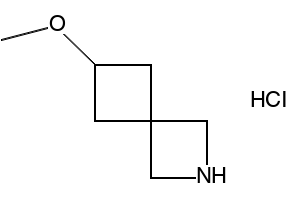 6-methoxy-2-azaspiro[3.3]heptane hydrochloride structure, CAS 1638761-19-9