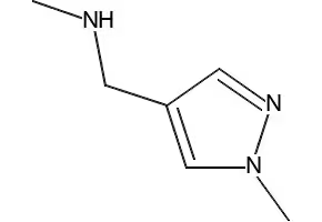 N-methyl-N-[(1-methyl-1H-pyrazol-4-yl)methyl]amine structure, CAS 179873-43-9